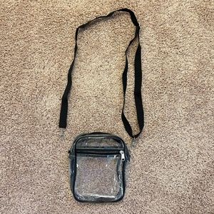 Clear Crossbody Purse Bag with Adjustable Shoulder Straps